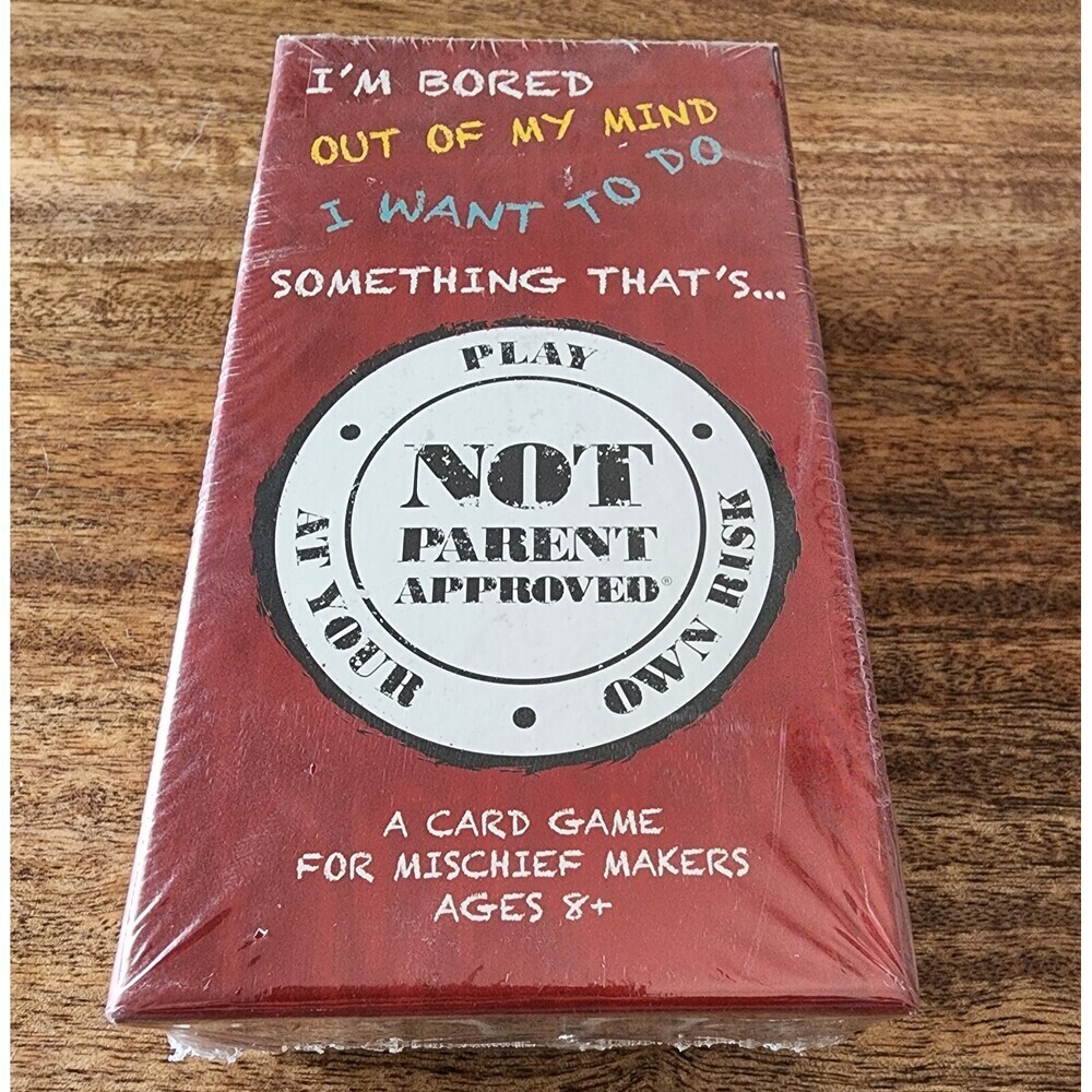 NEW Not Parent Approved  Card Game for Families & Mischief Makers